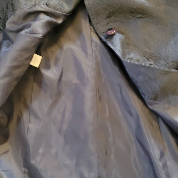 Jones New York Suit Navy Classic Coat/Trench EUC - Picture 8 of 8